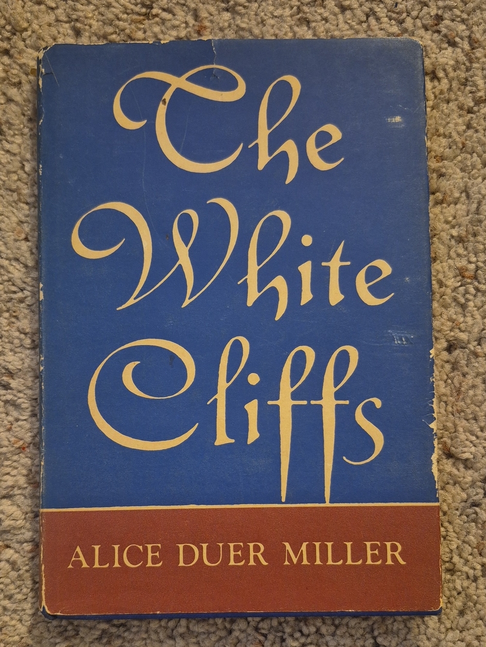 40s The White Cliffs Alice Duer Miller Vintage HCDJ WWII Narrative Poetry Novel
